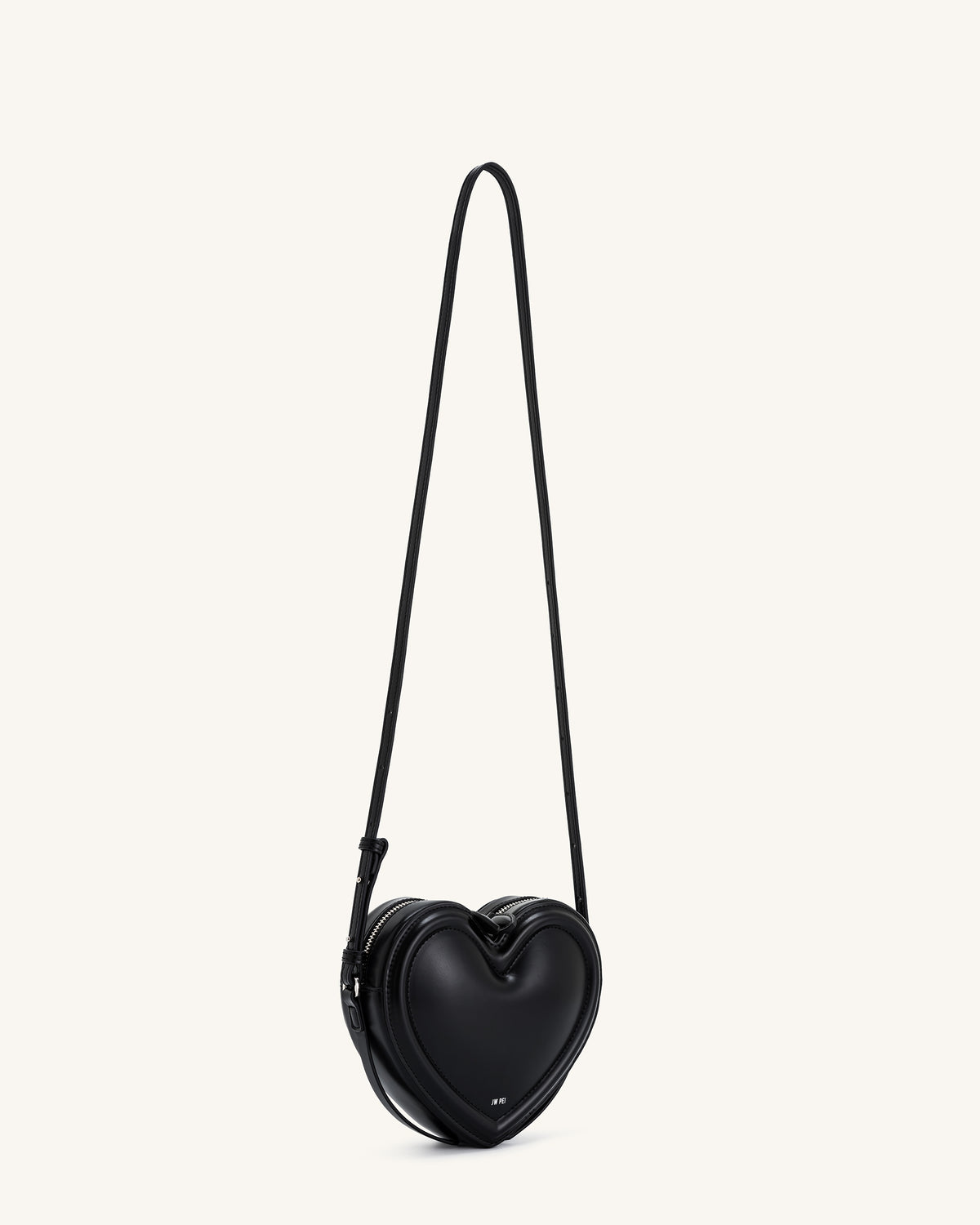 Arlene Heart Shaped Bag - Black - view 2
