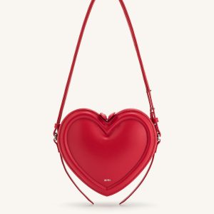 Arlene Heart Shaped Bag - Magenta - view 1