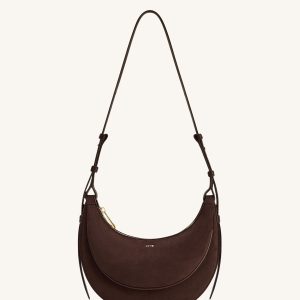 Sharon Faux Suede Crossbody Bag - Coffee Brown - view 1
