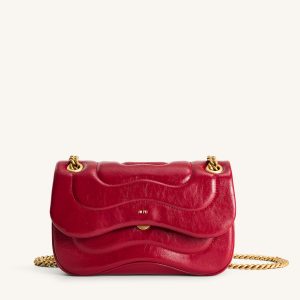 Tina Quilted Chain Crossbody - Claret - view 1