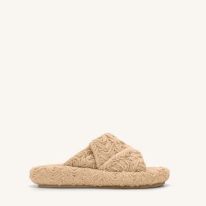 Lilah Woven Platform Sandal - Beige - view 1