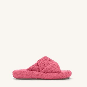 Lilah Woven Platform Sandal - Rose Red - view 1