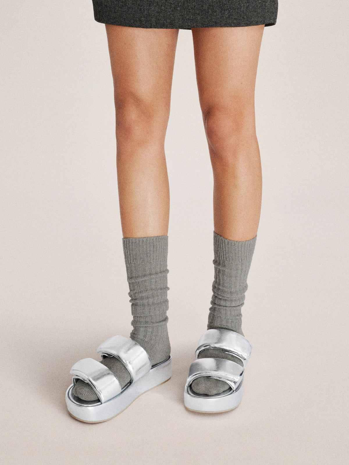 Lexi Metallic Sandal - Silver - view 2