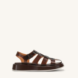 Piper Platform Sandal - Coffee - view 1