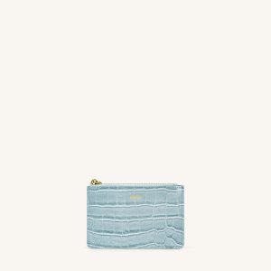 Quinn Zipped Card Holder - Ice Croc