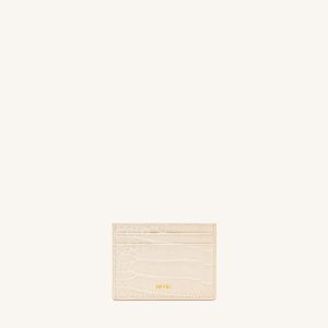 The Card Holder - Ivory Croc - view 1
