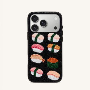 Sushi Phone Case - Multicolor Black - view 1