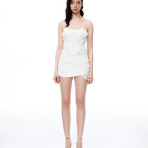 Juniper 3D Floral Mini Suits - White - view 1