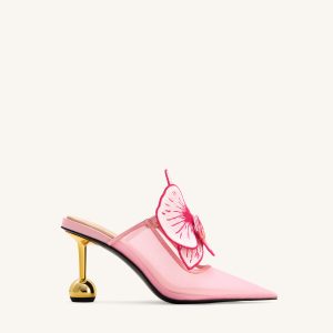 Sofia Orchid Sphere Heel Mules - Pink - view 1