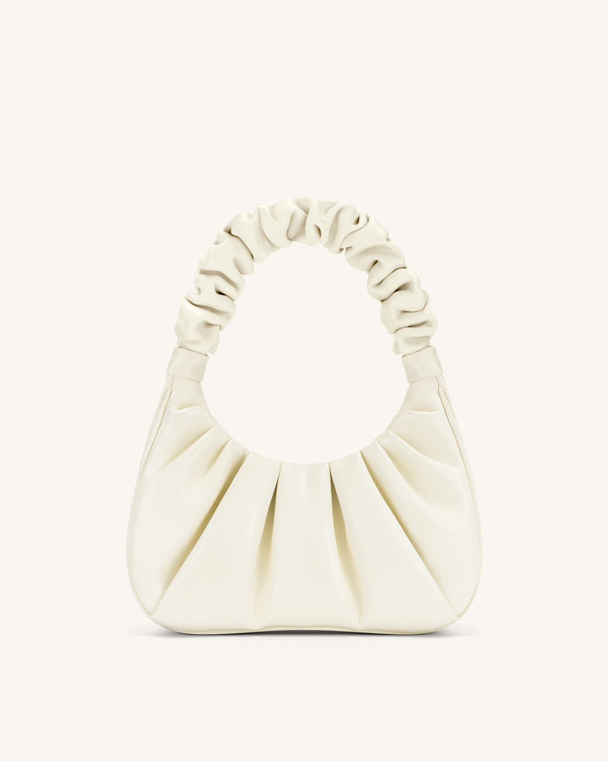 Gabbi Ruched Hobo Handbag - White - view 3