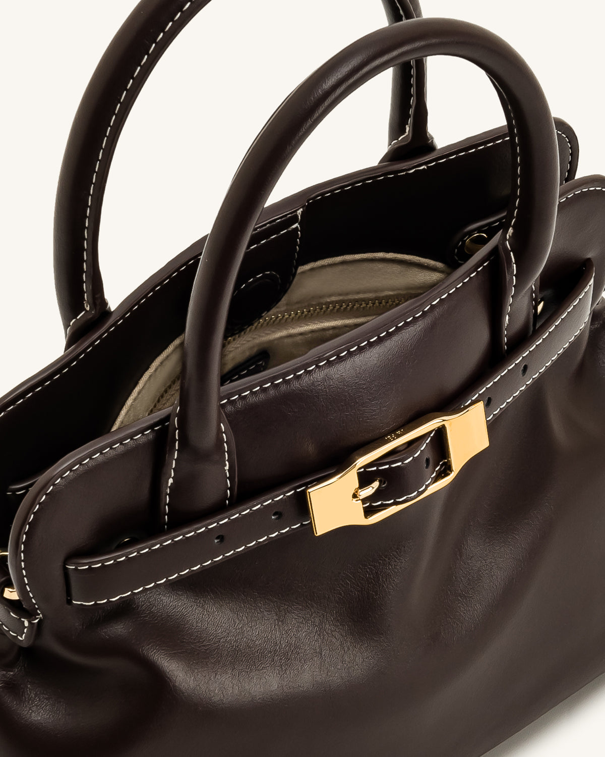 Mia Tote Bag - Dark Brown - view 4