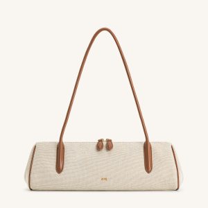 Nova Shoulder Bag - Brown Canvas - view 1