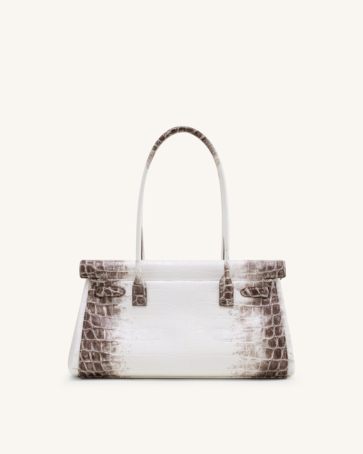 Yara Shoulder Bag - White Croc - view 3
