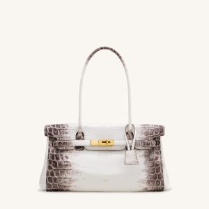 Yara Shoulder Bag - White Croc - view 1