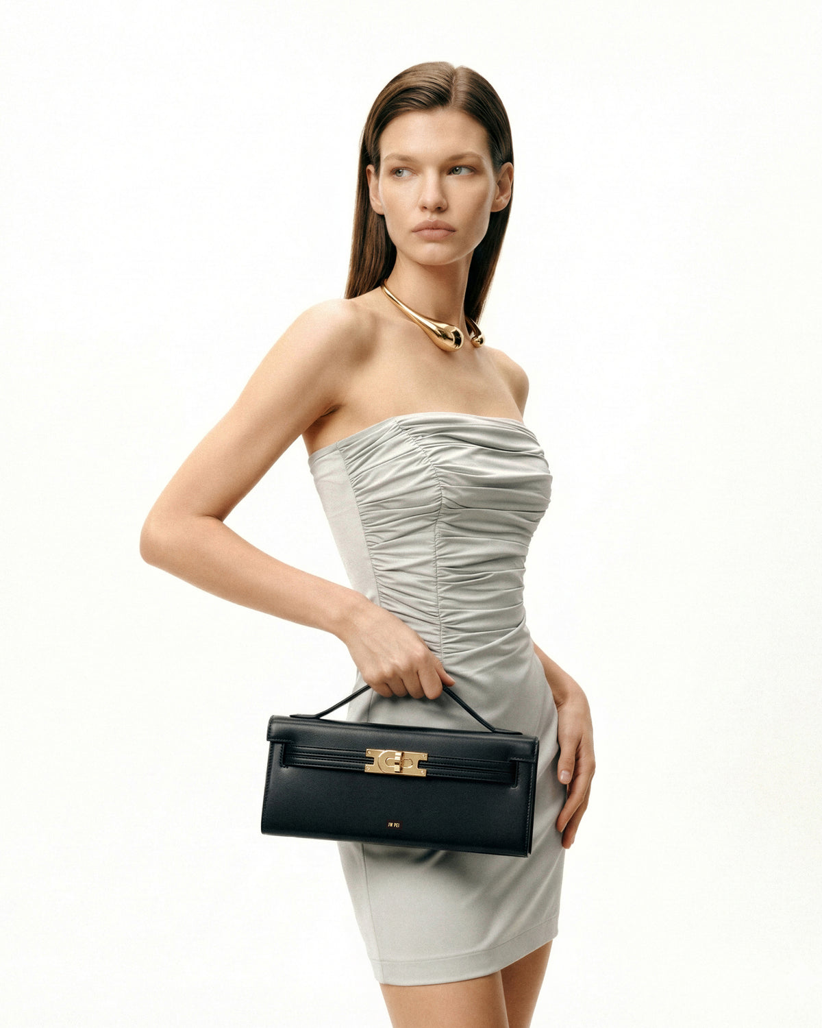 Bria Structured Top Handle Bag - Black - view 2