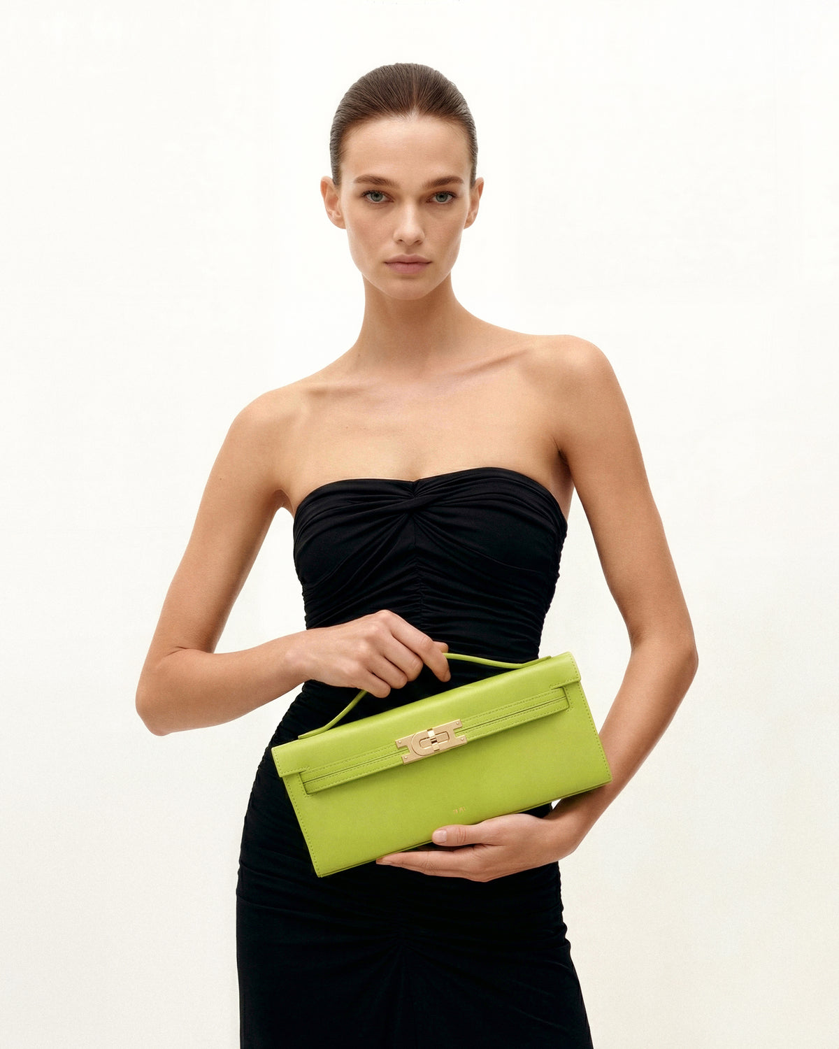 Bria Structured Top Handle Bag - Green - view 2