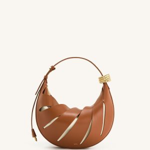 Jana Hollow Out Shoulder Bag - Brown - view 1