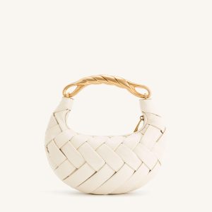 Orla Weave Handbag - White