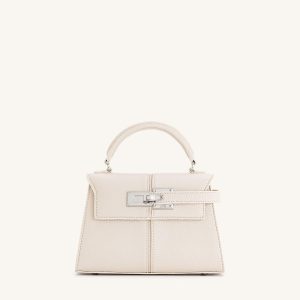 Elise Top Handle Bag - White - view 1