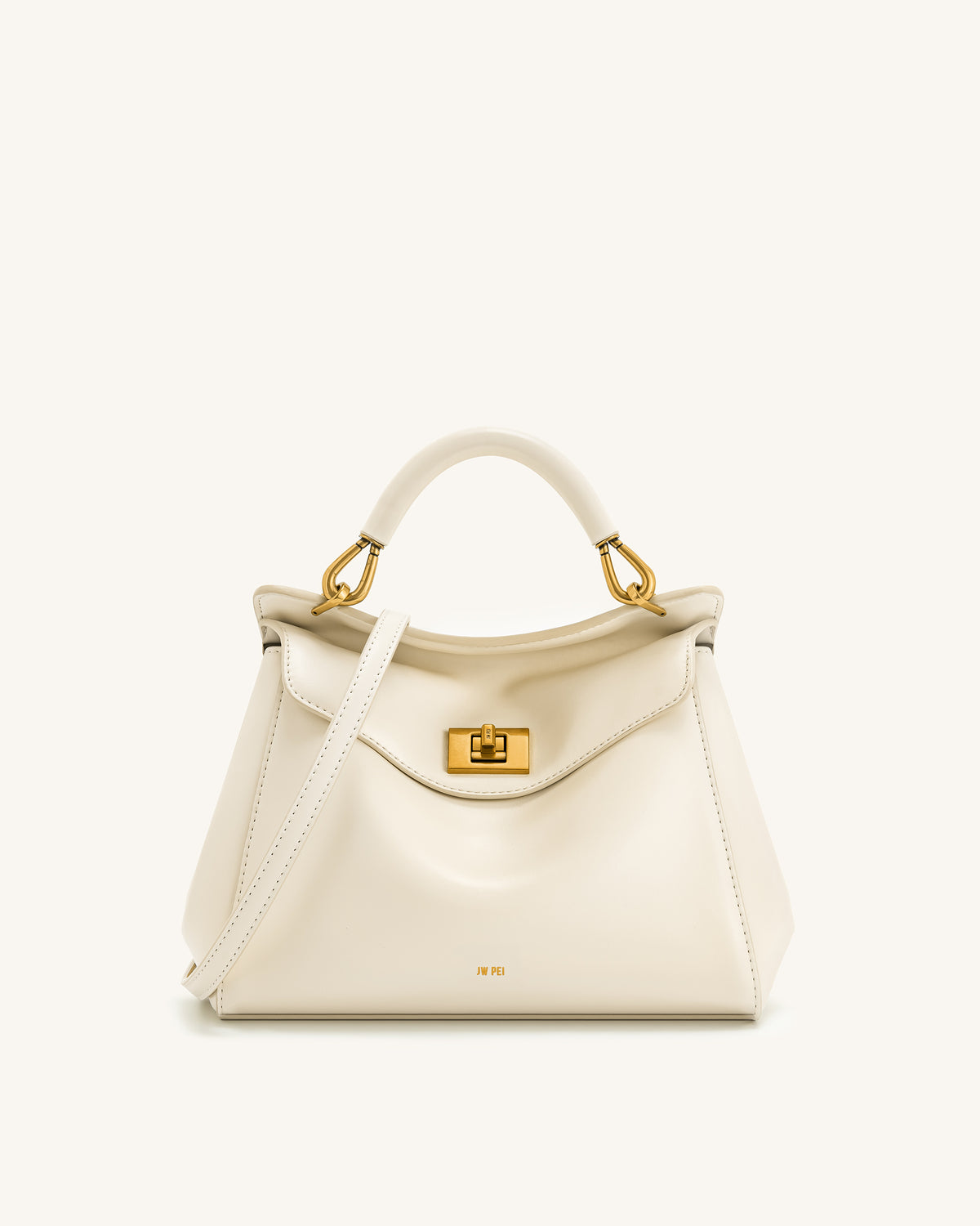 Lucia Classic Top Handbag - White - view 1