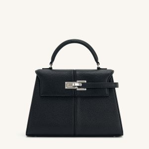 Elise Large Top Handle Bag - Black - view 1