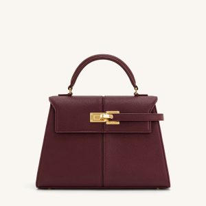 Elise Large Top Handle Bag - Claret - view 1