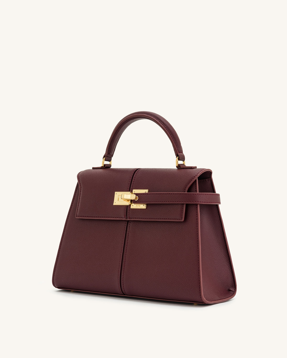 Elise Large Top Handle Bag - Claret - view 3