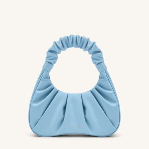 Gabbi Ruched Hobo Handbag -Ice - view 1