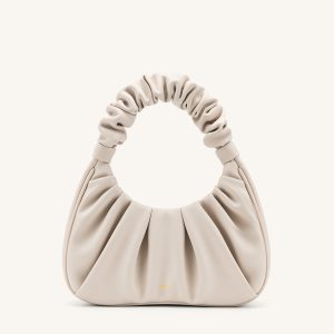 Gabbi Ruched Hobo Handbag - Ivory - view 1