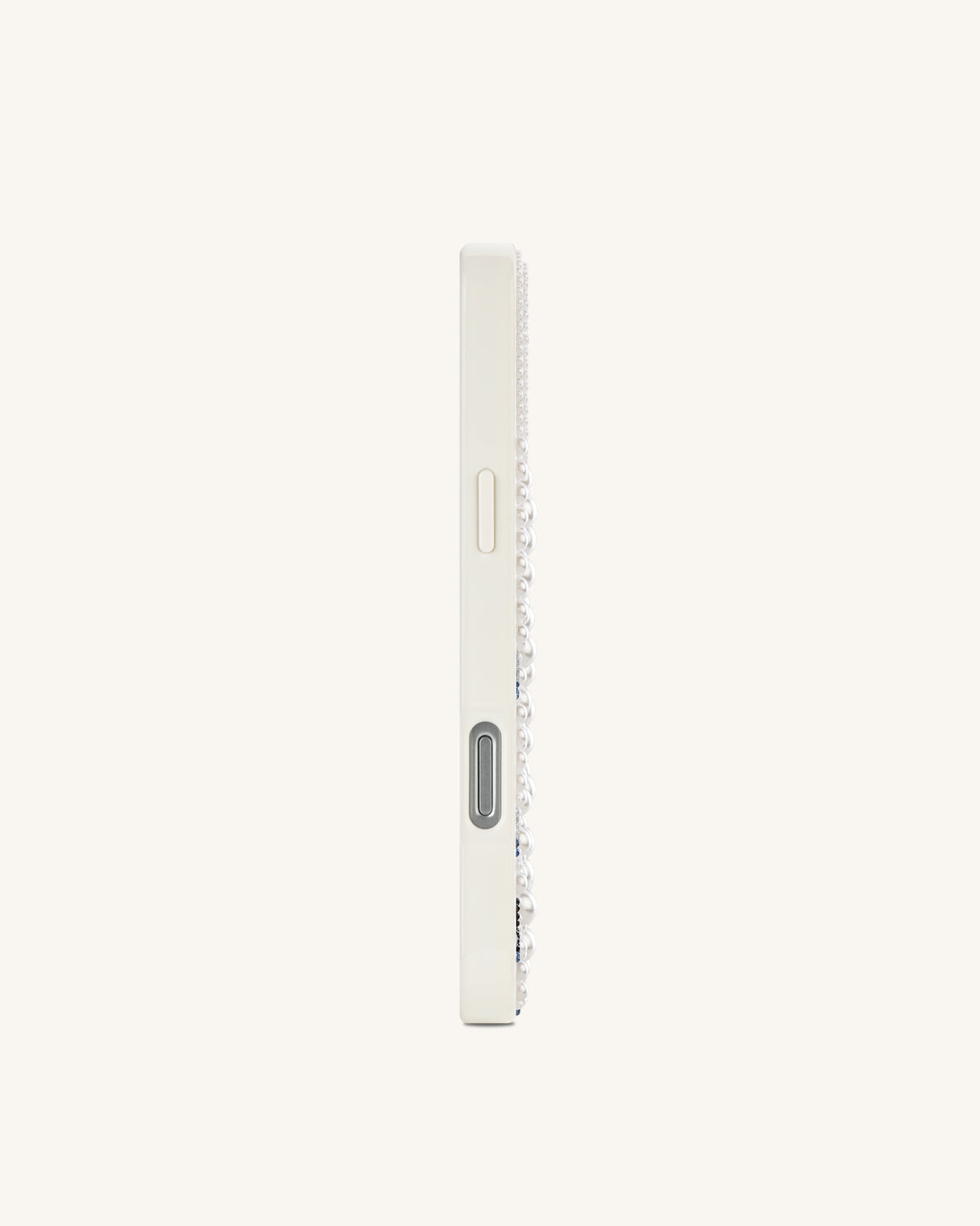 Pearl Swan Embellished Phone Case - White - view 3