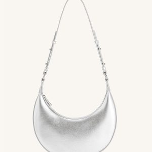 Carly Medium Shoulder Bag - Silver - view 1