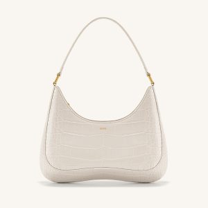 Ruby Shoulder Bag - White Croc - view 1