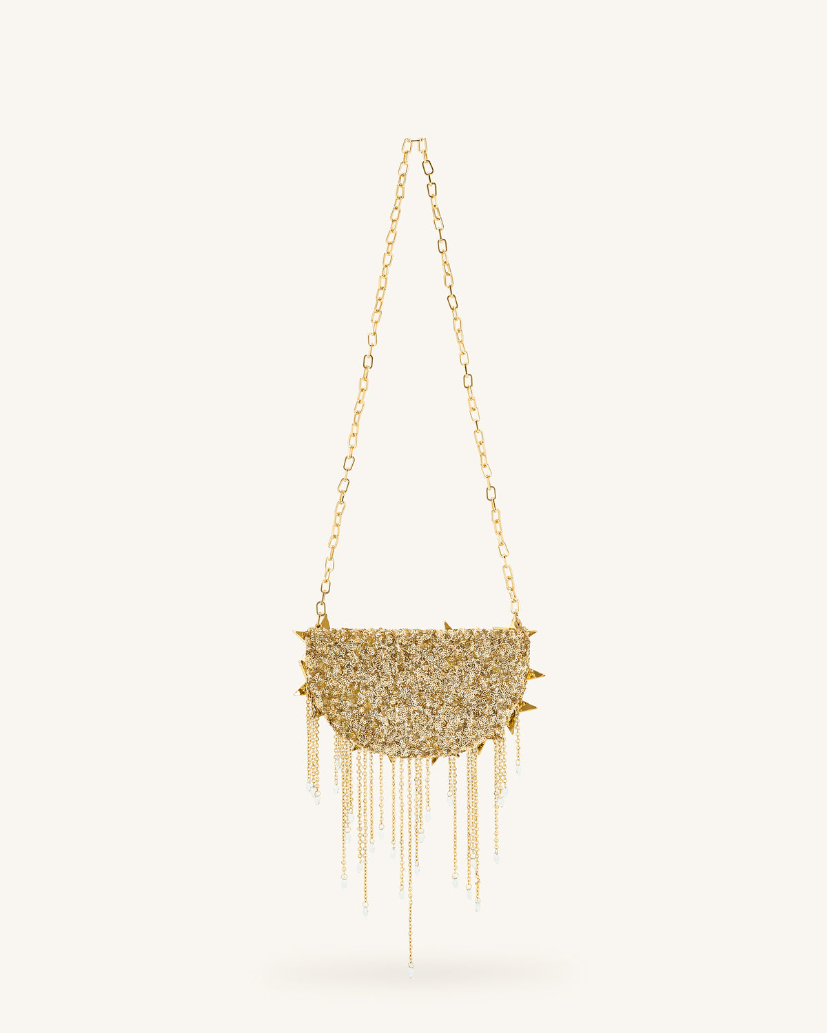 Anika Star-Embellished Chain Bag - Gold - view 4