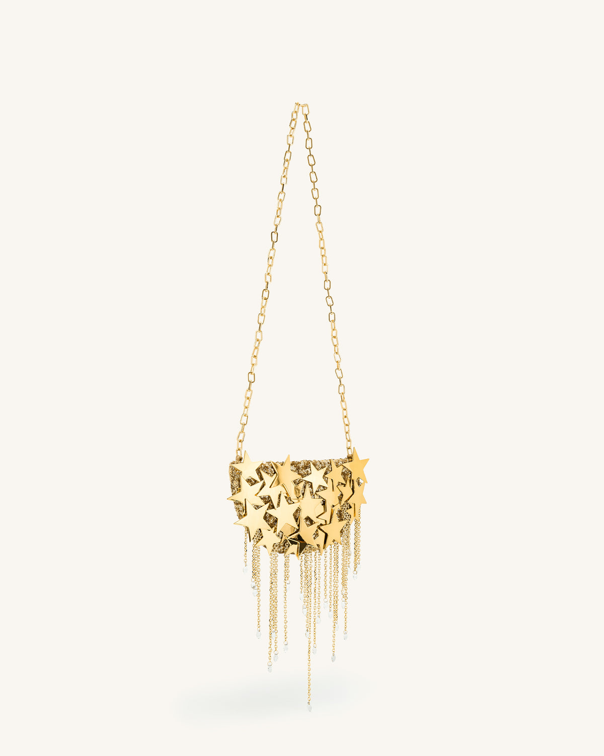 Anika Star-Embellished Chain Bag - Gold - view 3