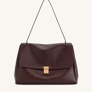 Hilary Shoulder Bag - Deep Burgundy - view 1