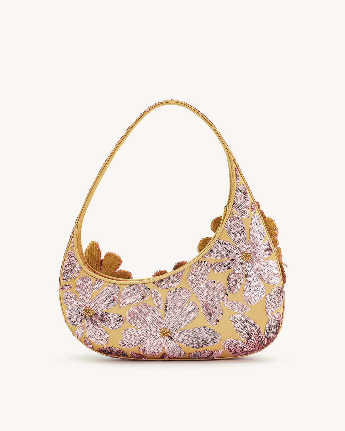 Harlee Sequin Shoulder Bag - Pink - view 3
