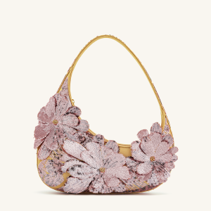 Harlee Sequin Shoulder Bag - Pink - view 1