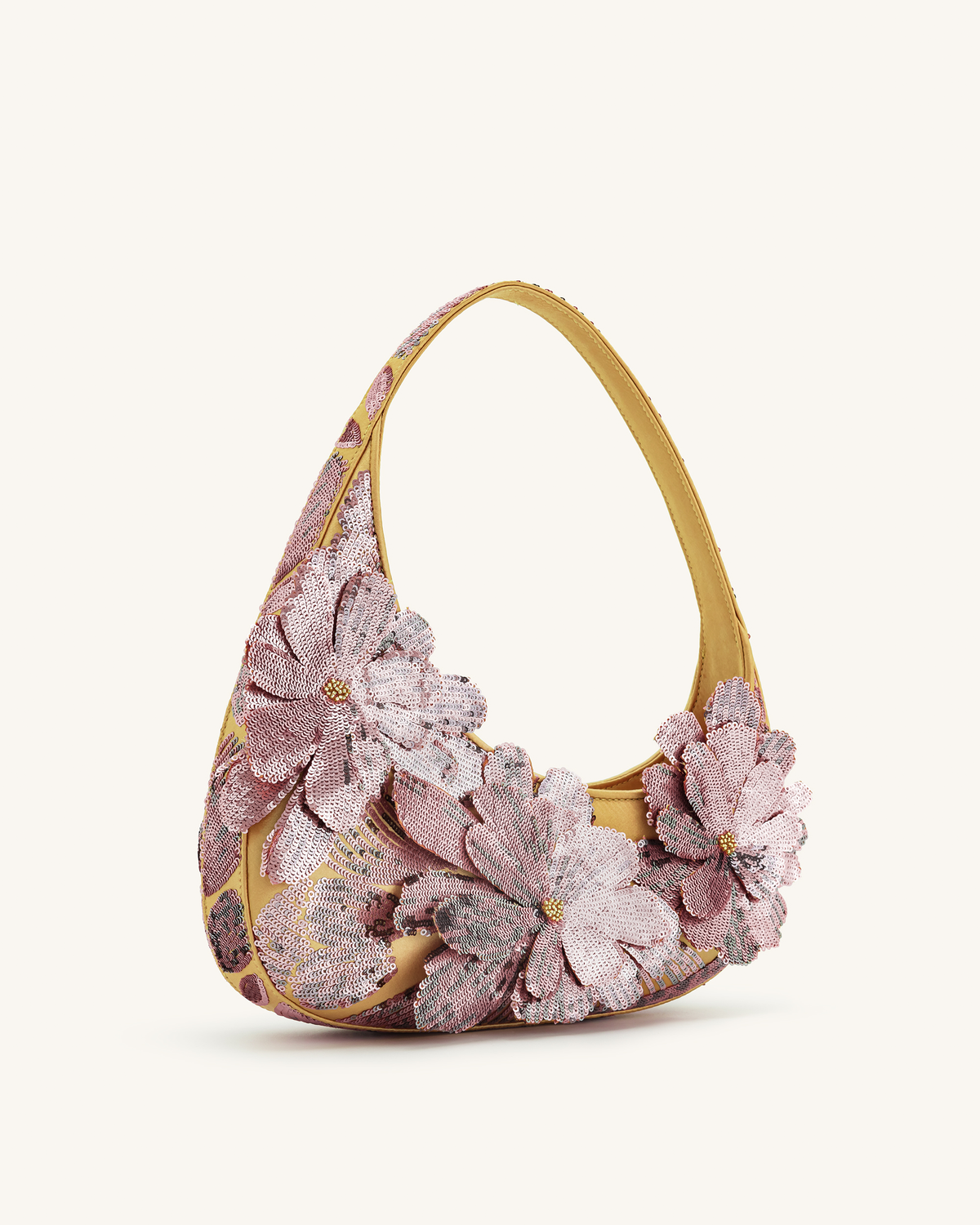 Harlee Sequin Shoulder Bag - Pink - view 2