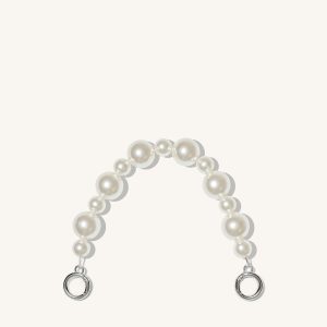Anna Faux Pearl Chain - Silver