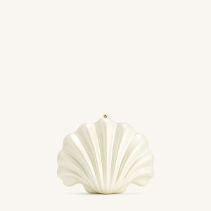 Maisie Shell Clutch - Ivory - view 1