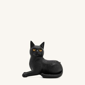 Hedy Black Cat Clutch - Black - view 1