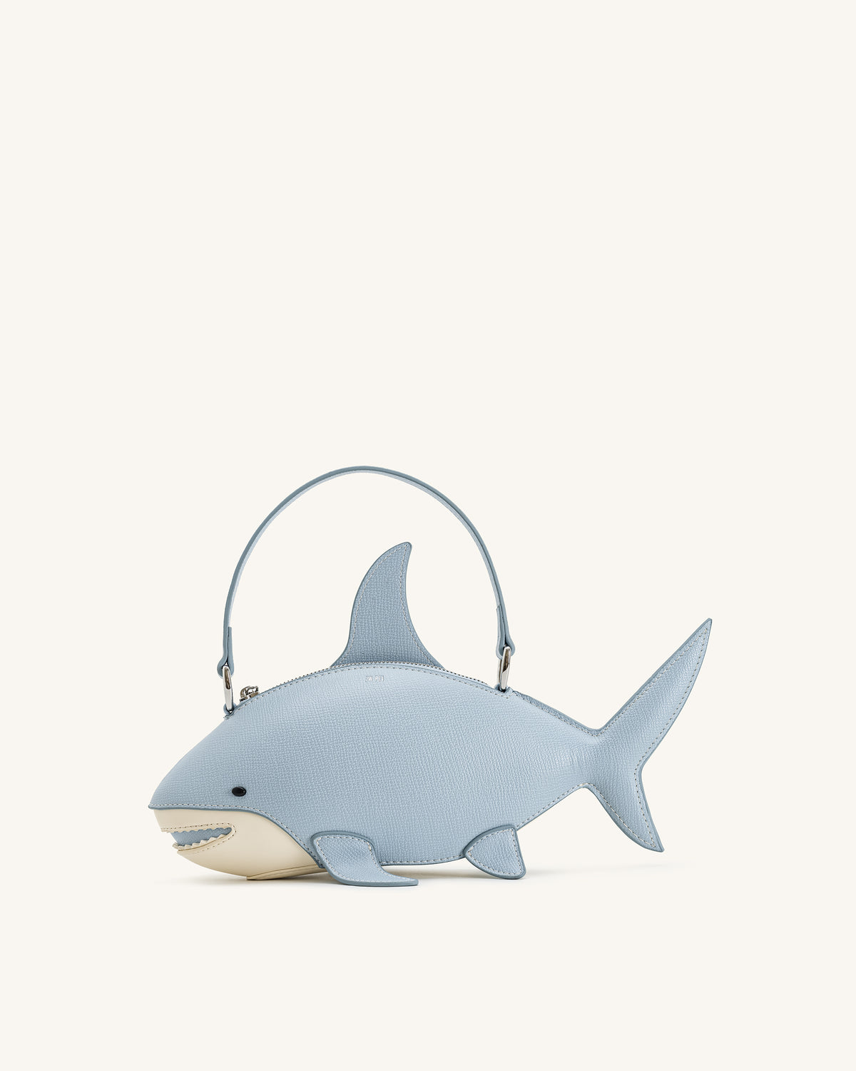 Nerys Shark Look Top Handle Bag - Light Blue - view 3