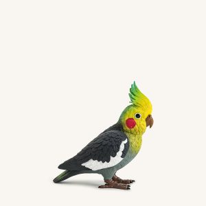 Gray Cockatiel Clutch Bag - Multicolor - view 1