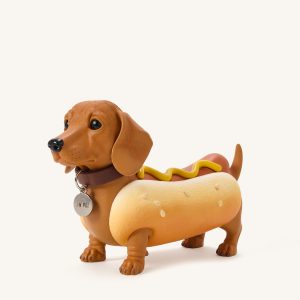 Dachshund Hot Dog Bag - Brown/Yellow - view 1