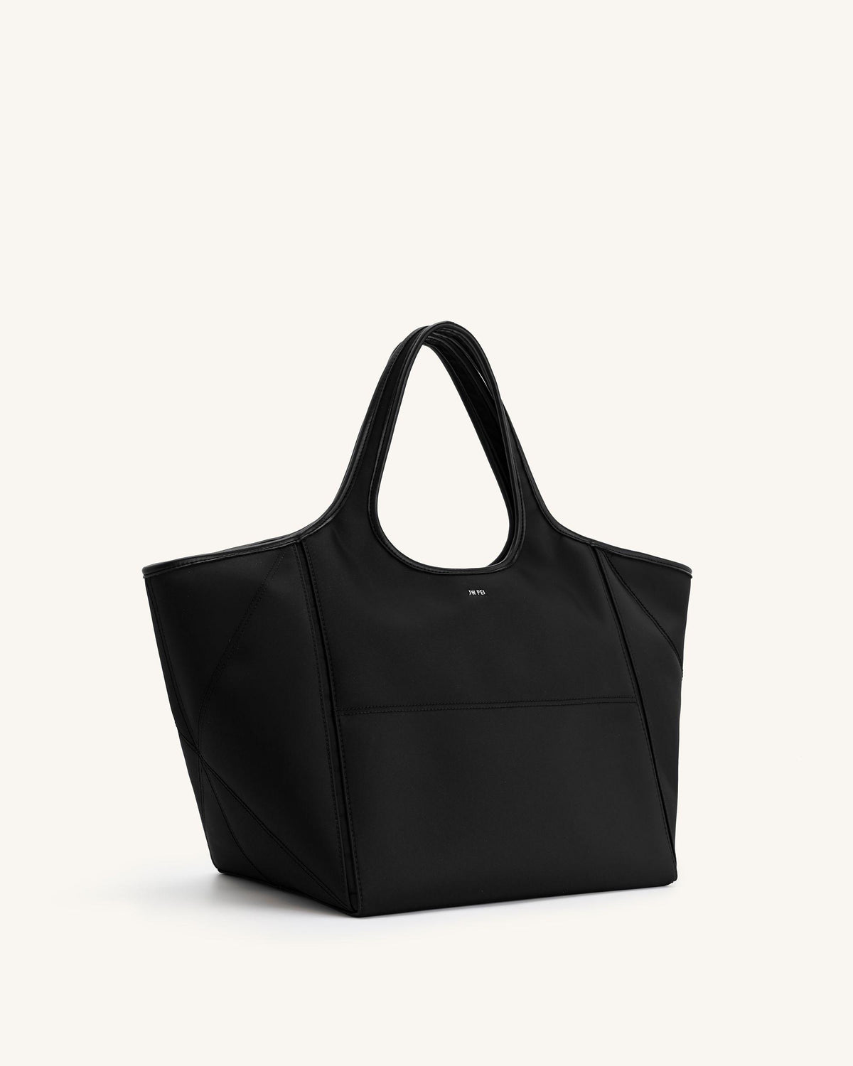 Eliana Nylon Tote Bag - Black - view 2