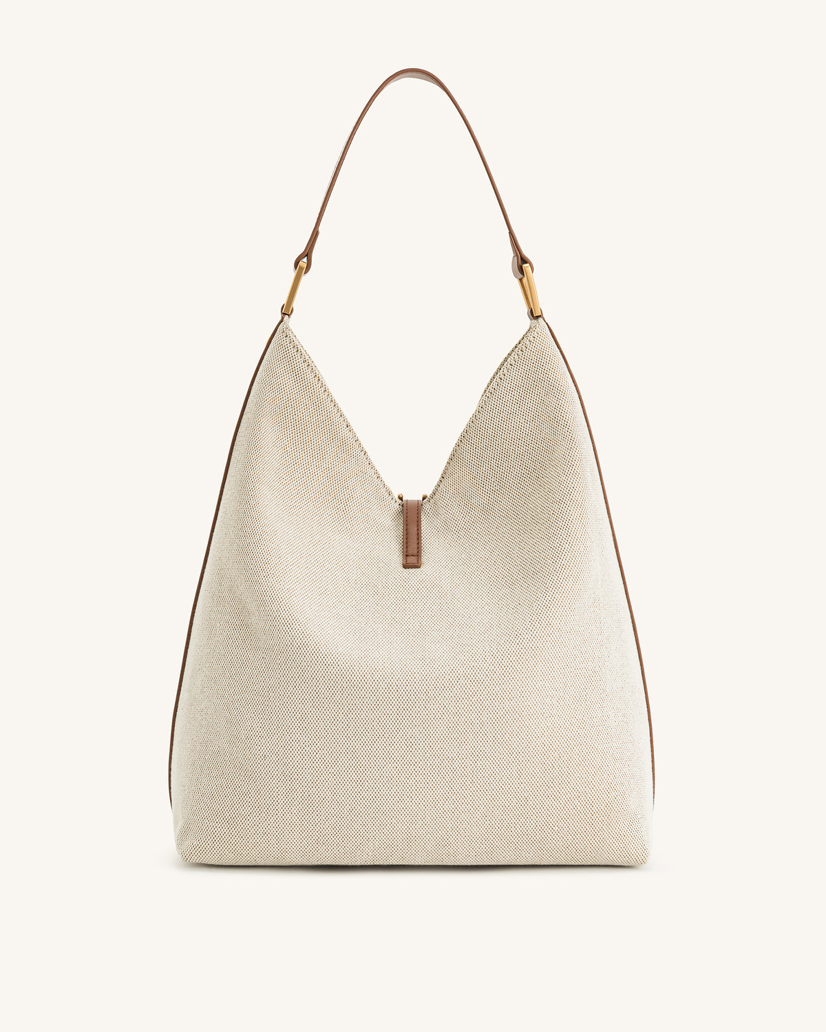Aria Shoulder Bag - Brown Canvas - view 3