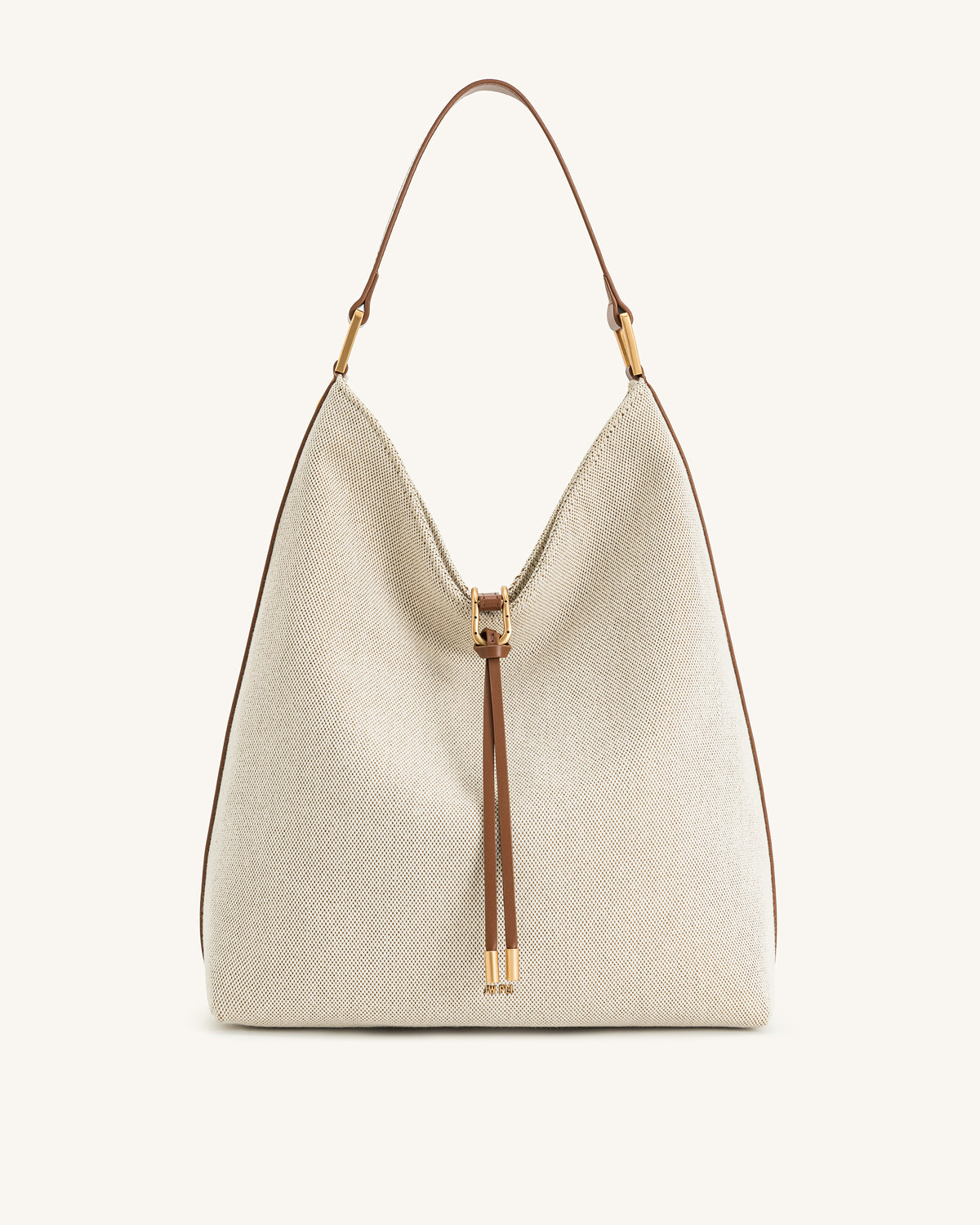Aria Shoulder Bag - Brown Canvas - view 1