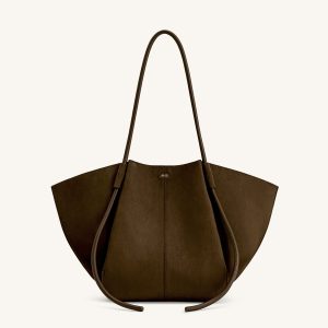 Nala Wide Tote Bag - Mocha Brown - view 1