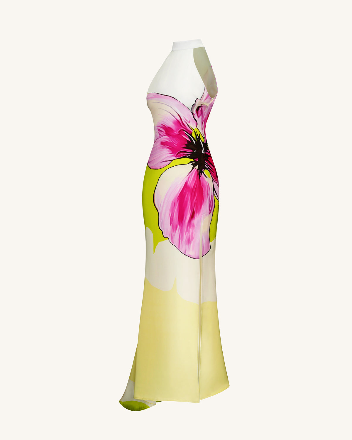 Olivia Floral Halter Gown - Multicolor - view 4