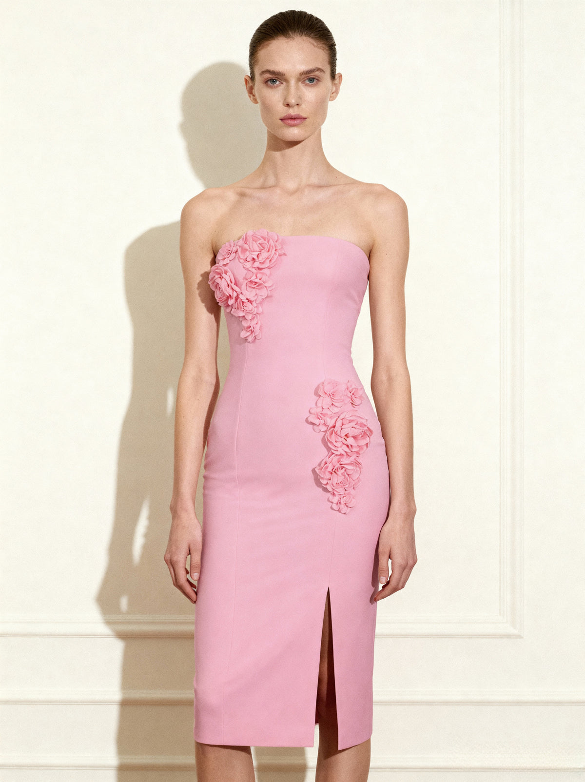 Petal Perfection Cocktail Dress - Pink - view 1